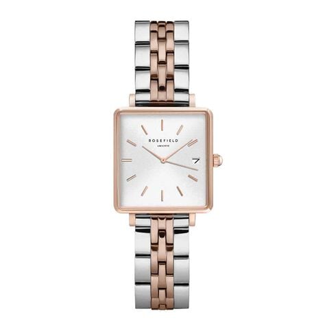 Montre Rosefield The Mini Boxy Blanc - Montres Femme | Histoire d&rsquo;Or