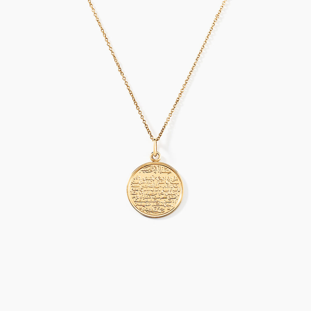 Pendentif Alyagrania Or Jaune - Pendentifs Communion Femme | Histoire d&rsquo;Or