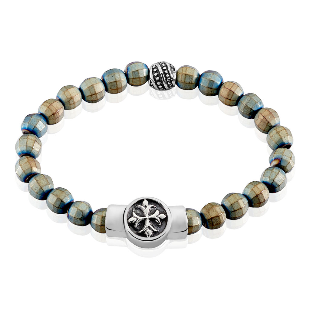 Bracelet Toussineae Acier Blanc - Bracelets fantaisie Homme | Histoire d’Or