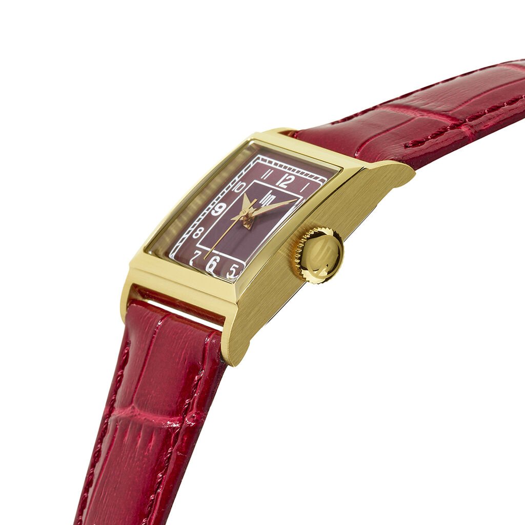 Montre Lip Churchill C18 Bordeaux - Montres Femme | Histoire d’Or
