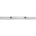Bracelet Identité Casper Argent Blanc - Gourmettes Femme | Histoire d’Or