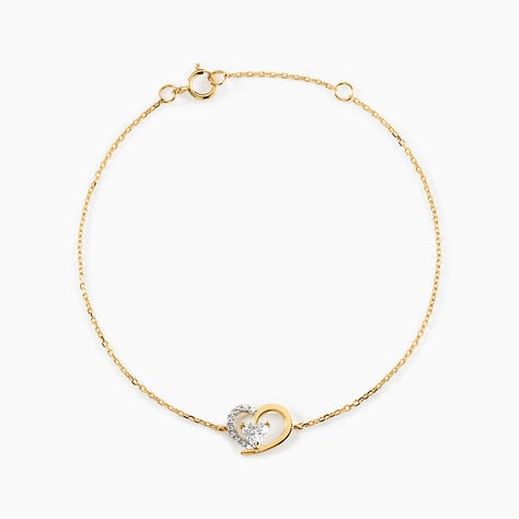 Bracelet Eliana Or Jaune Oxyde De Zirconium - Bracelets Femme | Histoire d&rsquo;Or
