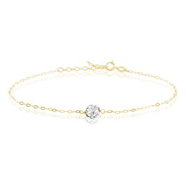 Bracelet Elyanah Or Jaune Strass - Bracelets Femme | Histoire d’Or