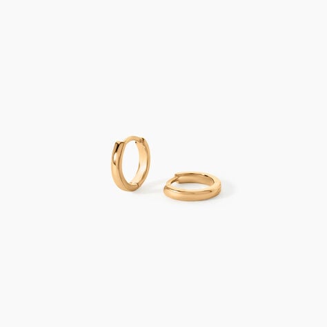 Cr&eacute;oles Eva Plaqu&eacute; Or Jaune - Boucles d'oreilles cr&eacute;oles Femme | Histoire d&rsquo;Or