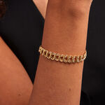 Bracelet Maille Jocky Or Jaune - Bracelets cha&icirc;ne Femme | Histoire d&rsquo;Or