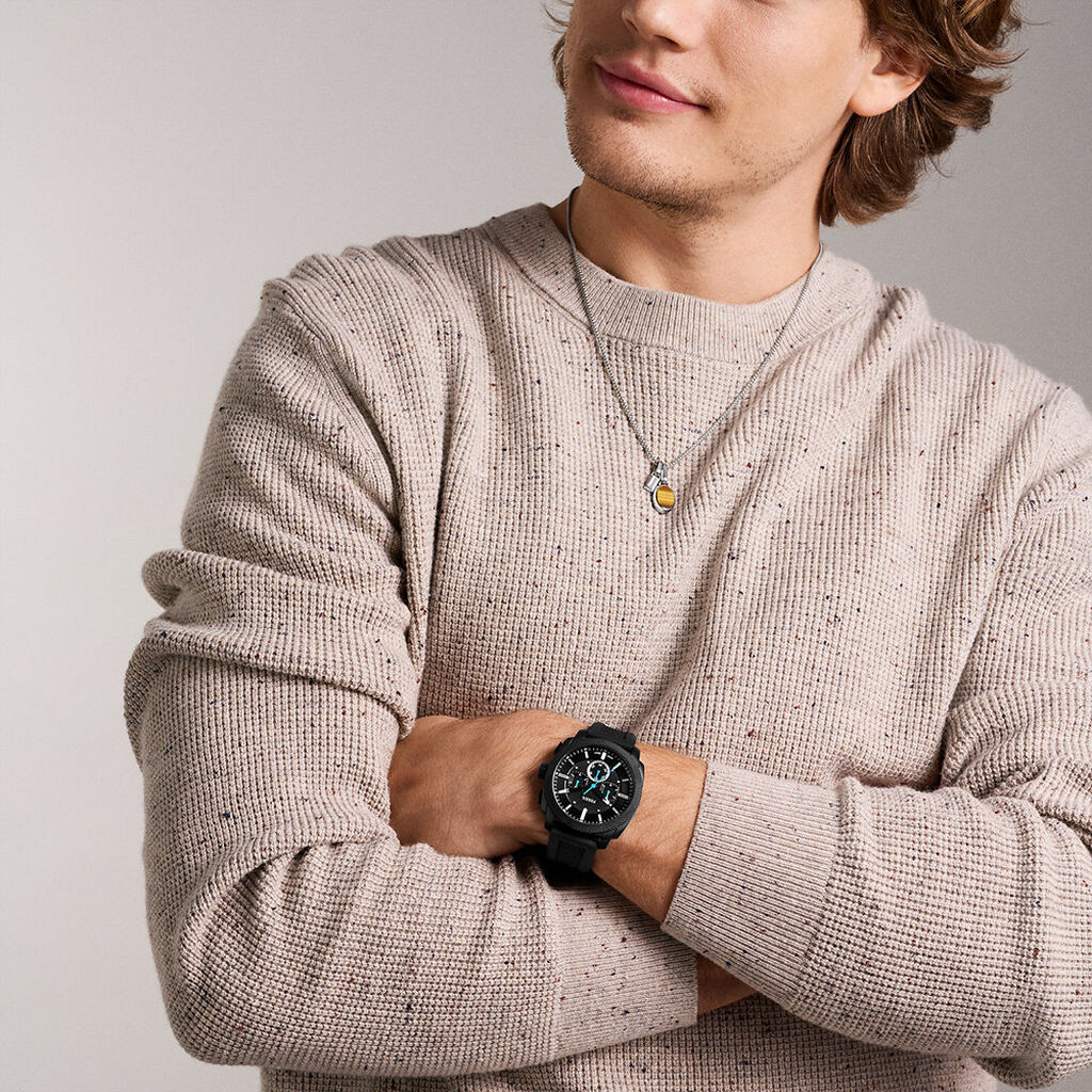 Montre Fossil Machine Noir - Montres Homme | Histoire d’Or
