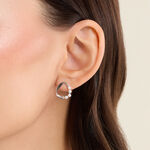 Boucles D'Oreilles Puces Ecume Argent Blanc Perle De Culture - Boucles d'oreilles fantaisie Femme | Histoire d&rsquo;Or