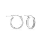 Cr&eacute;oles Ananas Or Blanc - Boucles d'oreilles cr&eacute;oles Femme | Histoire d&rsquo;Or