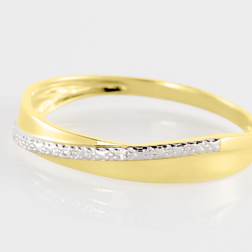 Bague Timira Or Jaune Diamant - Bagues avec pierre Femme | Histoire d’Or