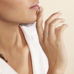 Bague Ursulla Or Blanc Diamant - Bagues avec pierre Femme | Histoire d&rsquo;Or