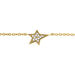 Bracelet Plaqué Or Jaune Henschel Oxydes De Zirconium - Bijoux Etoile Femme | Histoire d’Or
