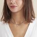 Collier Argent Blanc Aleesha - Chaines Femme | Histoire d’Or