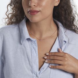 Collier Pavel Argent Rose Oxyde De Zirconium - Colliers fantaisie Femme | Histoire d’Or