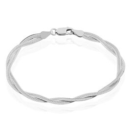 Bracelet Anaiz Argent Blanc - Bracelets chaîne Femme | Histoire d’Or