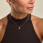 Collier Donia Argent Dor&eacute; A L'Or 750/1000 - Bijoux sans pierre Femme | Histoire d&rsquo;Or