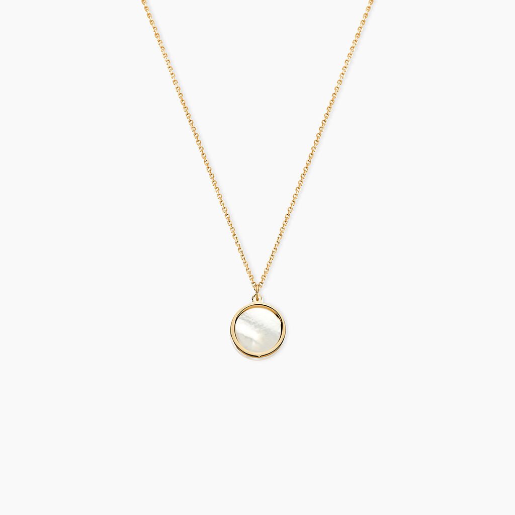 Collier Na&iuml;ade Or Jaune Nacre - Colliers Femme | Histoire d&rsquo;Or