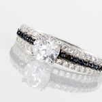 Bague Solitaire Katrina Or Blanc Oxyde De Zirconium - Bagues solitaires Femme | Histoire d&rsquo;Or