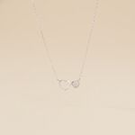 Collier Or Blanc Stacia Diamants - Colliers Femme | Histoire d&rsquo;Or