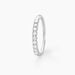 Alliance Eloise Or Blanc Diamant - Alliances Femme | Histoire d’Or