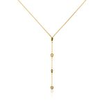 Collier Angelica Plaque Or Jaune Oxyde De Zirconium - Colliers Femme | Histoire d&rsquo;Or