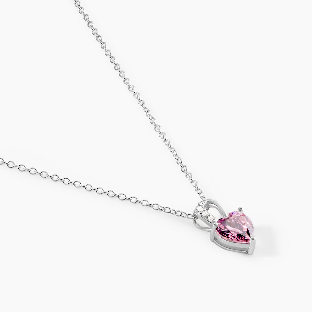 Collier Argent Blanc Atieno Oxyde De Zirconium - Colliers fantaisie Femme | Histoire d’Or