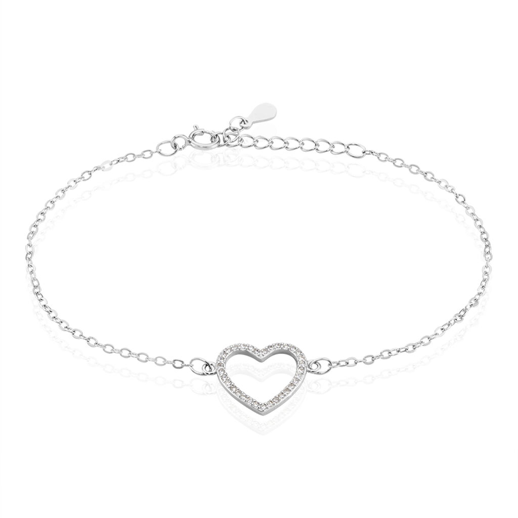 Bracelet Argent Blanc Gasparde Oxyde De Zirconium - Bracelets Femme | Histoire d’Or