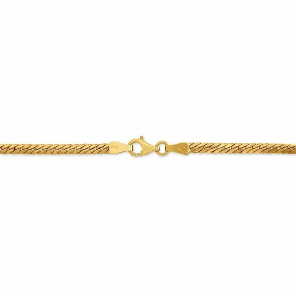 Bracelet Or Jaune Izel Maille Anglaise - Bracelets cha&icirc;ne Femme | Histoire d&rsquo;Or