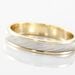 Alliance Effet Mat Ruban Plat Or Bicolore - Alliances Unisex | Histoire d’Or