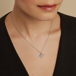 Collier Auretta Argent Blanc Oxyde De Zirconium - Colliers fantaisie Femme | Histoire d&rsquo;Or