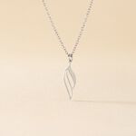 Collier Argent Blanc Prudent - Colliers fantaisie Femme | Histoire d&rsquo;Or
