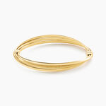 Bracelet Jonc Claudie 3 Fils Entrelaces Or Jaune - Bracelets joncs Femme | Histoire d&rsquo;Or
