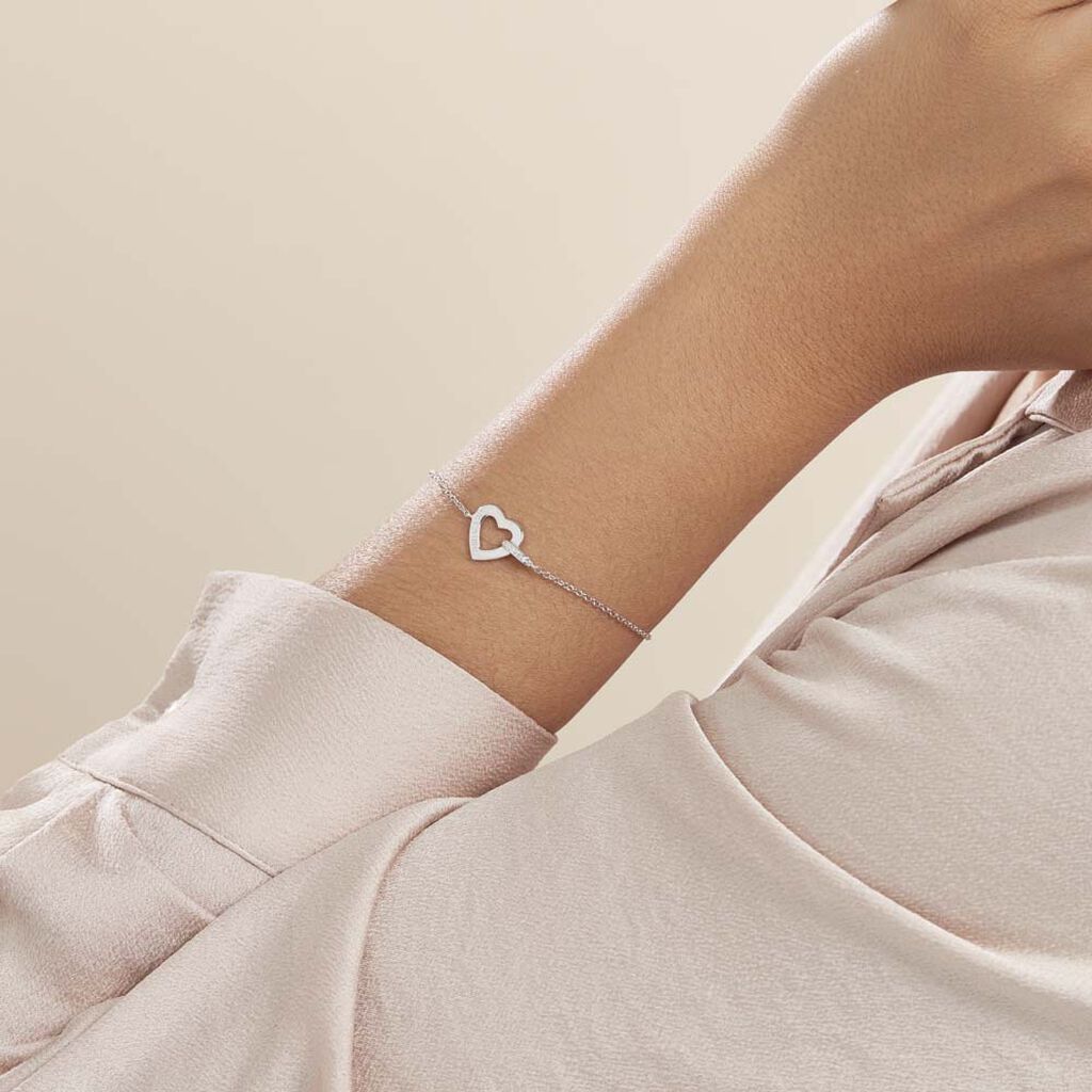 Bracelet Elanda Argent Blanc Oxyde De Zirconium - Bracelets Femme | Histoire d’Or
