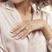 Bague Or Blanc Maeva Topaze Oxydes De Zirconium - Bagues solitaires Femme | Histoire d’Or