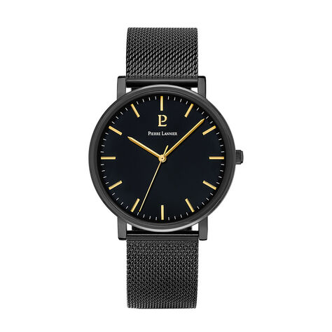 Montre Pierre Lannier Essential Noir - Montres Homme | Histoire d&rsquo;Or