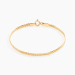 Bracelet Elnora Maille Anglaise Or Jaune - Bracelets Communion Enfant | Histoire d&rsquo;Or