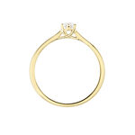 Bague Solitaire Athena Or Jaune Diamant - Bagues solitaires Femme | Histoire d&rsquo;Or