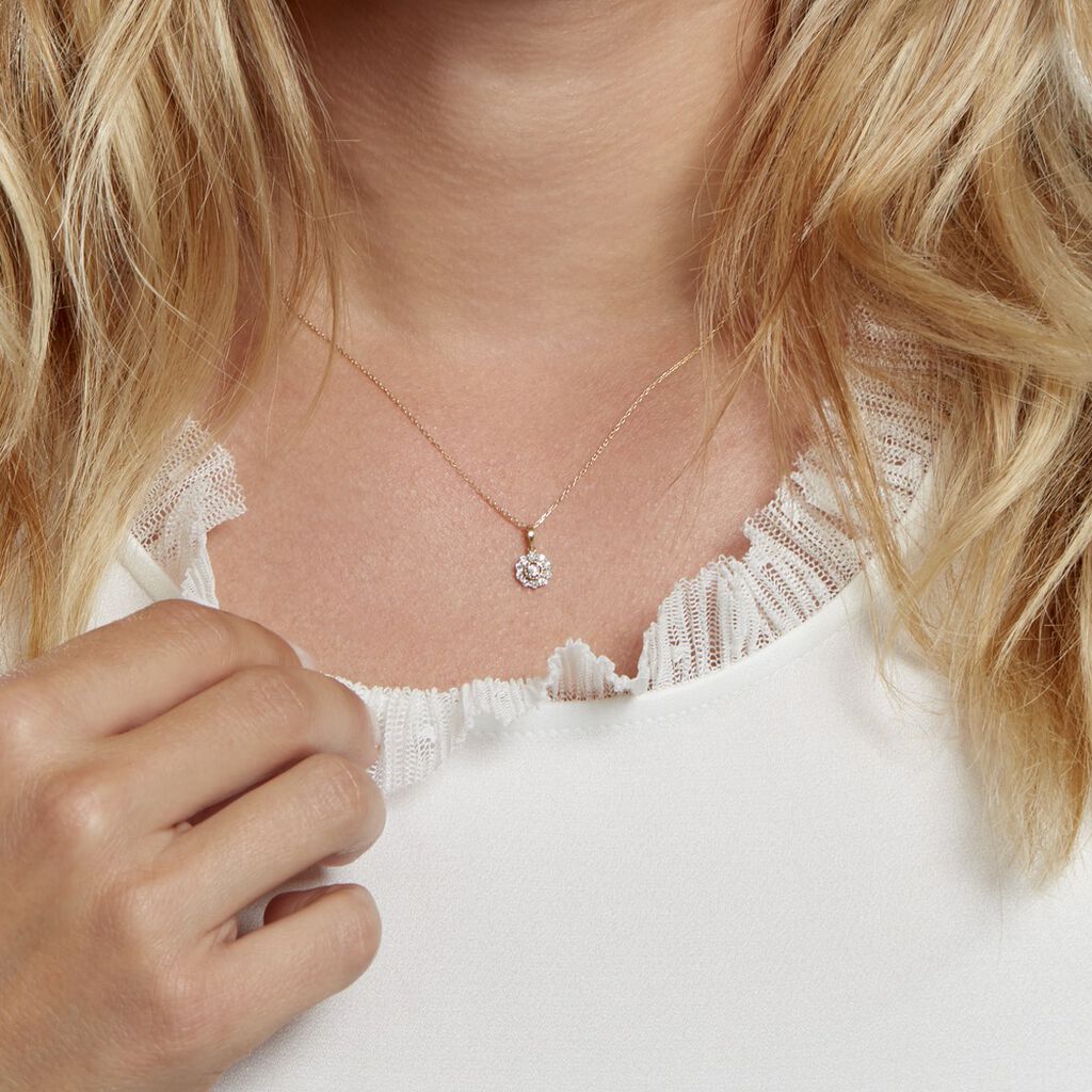 Collier Charletta Or Jaune Diamant - Colliers Femme | Histoire d’Or