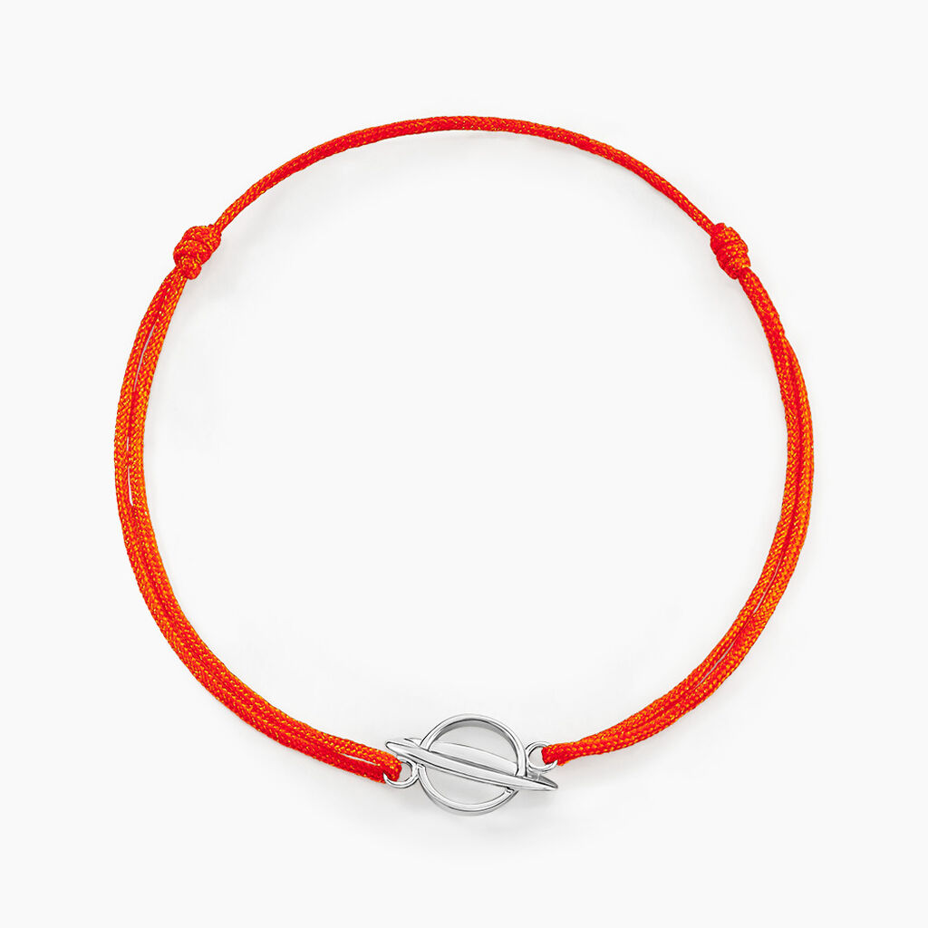 Bracelet Raven Argent Blanc - Bracelets cordon Femme | Histoire d&rsquo;Or