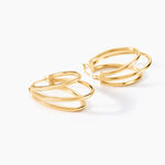 Cr&eacute;oles Trish Or Jaune - Boucles d'oreilles cr&eacute;oles Femme | Histoire d&rsquo;Or