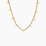 Collier Lady Chic Acier Jaune - F&ecirc;te des m&egrave;res Femme | Histoire d&rsquo;Or
