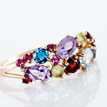 Bague Sare Or Rose Topaze Et Oxyde De Zirconium - Bagues solitaires Femme | Histoire d&rsquo;Or