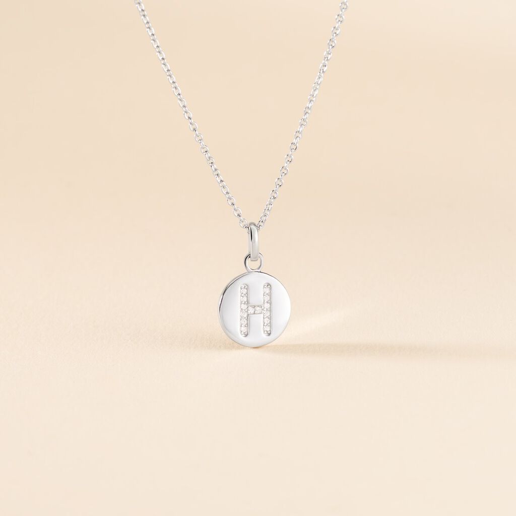 Collier Argent Eugenien Oxydes De Zirconium - Colliers fantaisie Femme | Histoire d&rsquo;Or