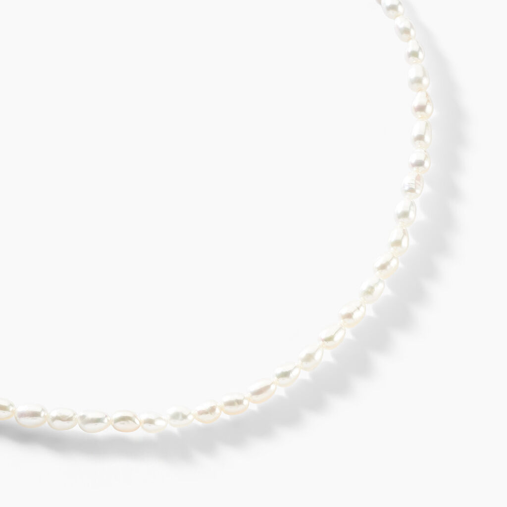 Collier Alceste Or Jaune Perle De Culture