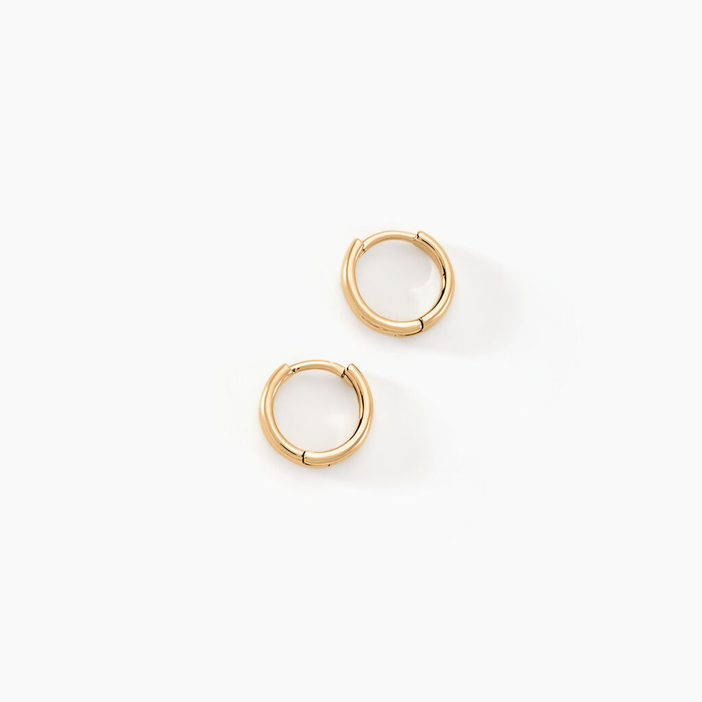 Créoles Plaqué Or Eva - Boucles d'oreilles créoles Femme | Histoire d’Or