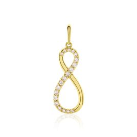 Pendentif Breval Or Jaune Oxydes De Zirconium - Pendentifs Femme | Histoire d’Or