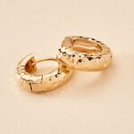 Cr&eacute;oles Ariane Plaqu&eacute; Or Jaune - Boucles d'oreilles cr&eacute;oles Femme | Histoire d&rsquo;Or