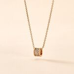 Collier Gia Plaqu&eacute; Or Jaune Oxyde De Zirconium - Colliers fantaisie Femme | Histoire d&rsquo;Or