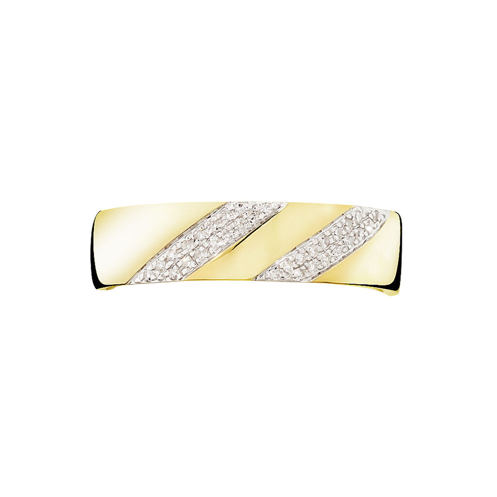 Bague Shalanda Or Jaune Diamant - Bagues avec pierre Femme | Histoire d’Or