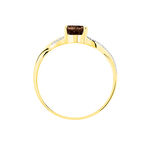 Bague Candice Or Jaune Quartz - Bagues solitaires Femme | Histoire d&rsquo;Or