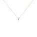 Collier Mon 1er Diamant Or Rose Diamant - Colliers Femme | Histoire d’Or